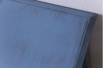 アンティーク雑貨　和製アンティーク　当店ペイント　シャビーな風合いと落ち着いた色味が魅力のレコードケース(サイドチェスト)