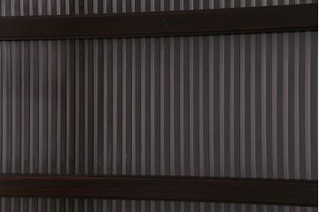 和製アンティーク　艶のある質感と燻された風合いが魅力の格子戸(引き戸、建具)4枚セット