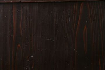 和製アンティーク　古い趣と燻された風合いが味わい深い格子戸(引き戸、建具)4枚セット