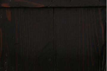 和製アンティーク　古い趣と燻された風合いが味わい深い格子戸(引き戸、建具)4枚セット