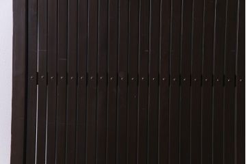 和製アンティーク　和の雰囲気を引き立てるシンプルな平格子戸(引き戸、建具)