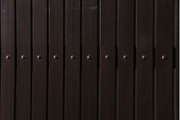 和製アンティーク　和の雰囲気を引き立てるシンプルな平格子戸(引き戸、建具)