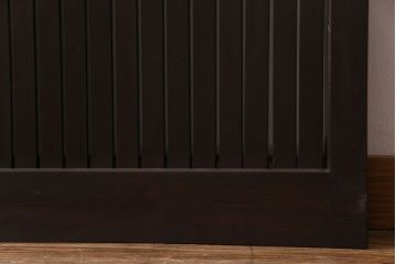 和製アンティーク　和の雰囲気を引き立てるシンプルな平格子戸(引き戸、建具)