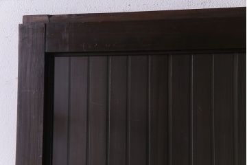 和製アンティーク　和の雰囲気を引き立てるシンプルな平格子戸(引き戸、建具)