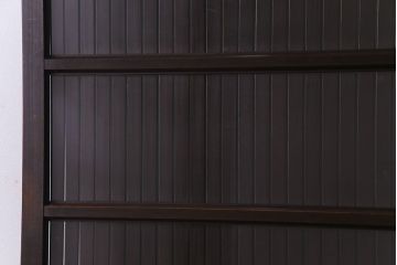 和製アンティーク　和の雰囲気を引き立てるシンプルな平格子戸(引き戸、建具)