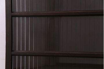 和製アンティーク　和の雰囲気を引き立てるシンプルな平格子戸(引き戸、建具)