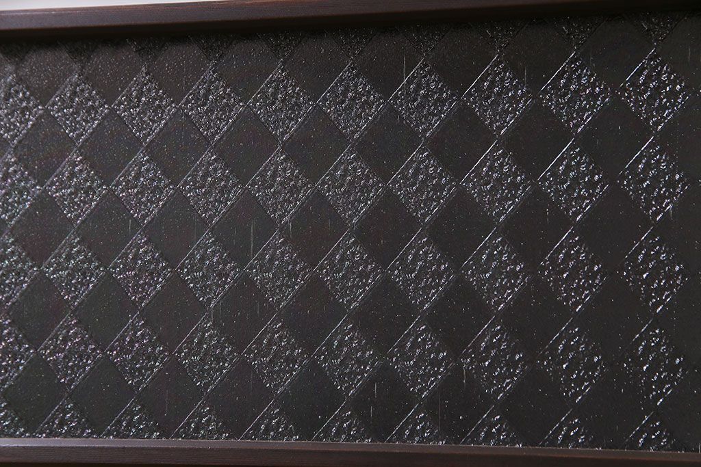 アンティーク雑貨 大正ロマン 4種のガラスが組み込まれたクラシカルな明り取り(明かり取り、欄間)