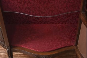 【F様ご成約品】ビンテージ　フランス家具　クラシカルな空間づくりにぴったりのガラスケース(キャビネット、ショーケース)