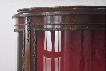 【F様ご成約品】ビンテージ　フランス家具　クラシカルな空間づくりにぴったりのガラスケース(キャビネット、ショーケース)