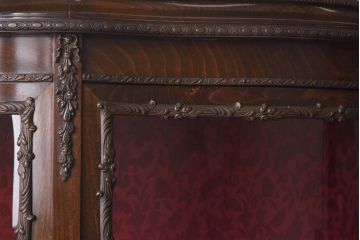 【F様ご成約品】ビンテージ　フランス家具　クラシカルな空間づくりにぴったりのガラスケース(キャビネット、ショーケース)