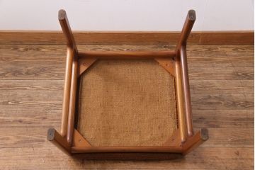 ヴィンテージ家具　北欧ビンテージ　チーク材　フレームの滑らかな質感が魅力のチェア(ダイニングチェア、椅子)(3)