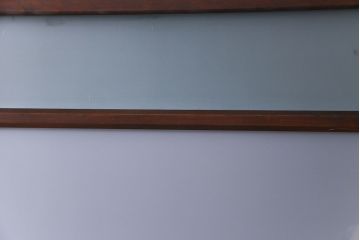 大正ロマン　色ガラス入り　色違いのすりガラスを使ったお洒落なガラス戸(建具、ドア)