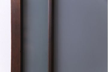 大正ロマン　色ガラス入り　色違いのすりガラスを使ったお洒落なガラス戸(建具、ドア)