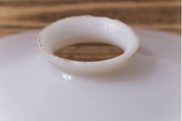 昭和レトロ　昔懐かしいシンプルな平笠シェード(吊り下げ照明、天井照明、ペンダントライト)