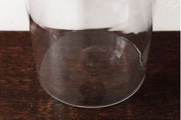 アンティーク雑貨　昭和レトロ　ノスタルジックな雰囲気漂うガラスビン(ガラス瓶、キャニスター)