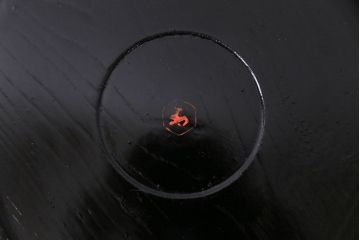 昭和初期　総本家ぬし勘　桑名の伝統工芸かぶら盆(漆器)(1)