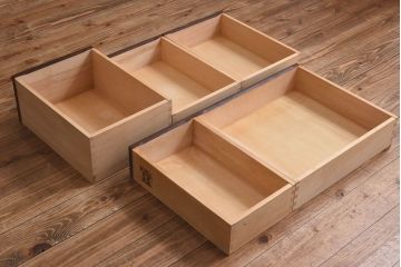 中古　北海道民芸家具　上品な雰囲気漂うビューローブックケース(ライティングビューロー、机、本箱、収納棚)(定価約49万円)(2)ア、椅子)(1)