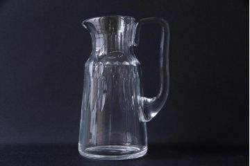 アンティーク雑貨　中古　バカラ(Baccarat)　廃盤品　アサス　上品な佇まいが魅力のピッチャー(水差し)