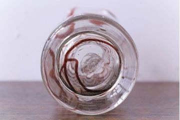 アンティーク雑貨　和製アンティーク　モダンでおしゃれな掻き上げ花瓶(マーブル)