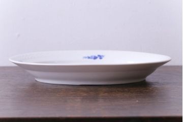 中古　ROYAL COPENHAGEN(ロイヤルコペンハーゲン)　ブルーフラワー　プレイン　オーバルプレート(皿、洋食器)(2級品)