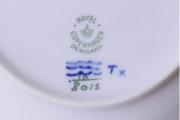 中古　ROYAL COPENHAGEN(ロイヤルコペンハーゲン)　ブルーフラワー　プレイン　オーバルプレート(皿、洋食器)(2級品)