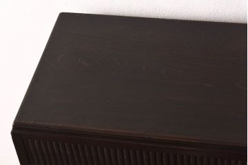 アンティーク家具　当時ものガラス入り　大正ロマンな味わいが魅力のブックケース(本箱、収納棚)
