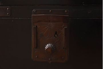 アンティーク家具　和製アンティーク　リメイク　黒漆塗り　シックな和モダンにおすすめのローボード(ローチェスト、引き出し)