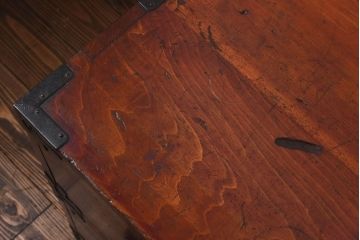 アンティーク家具　和製アンティーク　ヒノキ材　時を経た味わいが魅力の重ね箪笥(衣装箪笥、引き出し)(1)