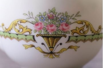 オールドノリタケ(則武・日陶)　ヤジロベー印　クラシックなカップ&ソーサー2客セット(洋食器)(2)