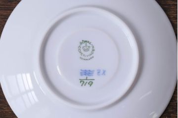 中古　ROYAL COPENHAGEN(ロイヤルコペンハーゲン)　ブルーフルーテッド　ハーフレース　コーヒーカップ&ソーサー