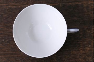 中古　ROYAL COPENHAGEN(ロイヤルコペンハーゲン)　ブルーフルーテッド　ハーフレース　ティーカップ&ソーサー3客セット