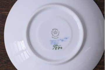 中古　ROYAL COPENHAGEN(ロイヤルコペンハーゲン)　ブルーフラワー　カーブ　コーヒーカップ&ソーサー(洋食器)2客セット