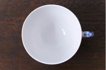 中古　ROYAL COPENHAGEN(ロイヤルコペンハーゲン)　ブルーフラワー　カーブ　コーヒーカップ&ソーサー(洋食器)3客セット
