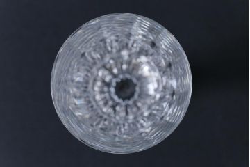 アンティーク雑貨　BACCARAT(バカラ)　アサス　洗練されたデザインが美しいワイングラス・中(酒器、洋食器)2客