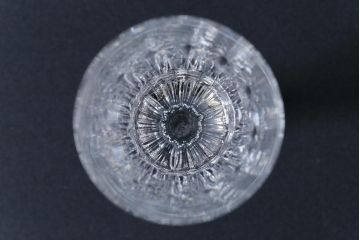 アンティーク雑貨　BACCARAT(バカラ)　アサス　洗練されたデザインが美しいワイングラス・中(酒器、洋食器)2客