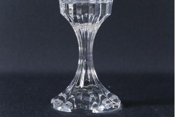 アンティーク雑貨　BACCARAT(バカラ)　アサス　洗練されたデザインが美しいワイングラス・中(酒器、洋食器)2客