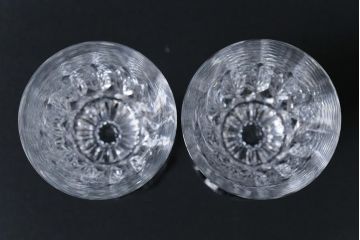 中古　Baccarat(バカラ)　アサス　ウォーターゴブレットグラス(ワイングラス、酒器、ガラス)2脚セット(1)