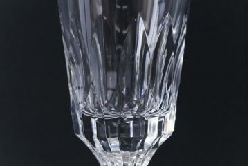 中古　Baccarat(バカラ)　アサス　ウォーターゴブレットグラス(ワイングラス、酒器、ガラス)2脚セット(1)
