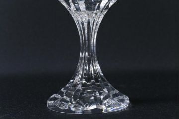 中古　Baccarat(バカラ)　アサス　ウォーターゴブレットグラス(ワイングラス、酒器、ガラス)2脚セット(1)