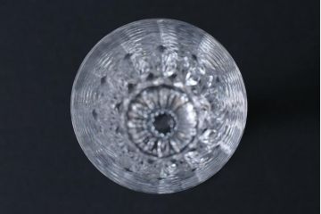 中古　Baccarat(バカラ)　アサス　ウォーターゴブレットグラス(ワイングラス、酒器、ガラス)2脚セット(3)
