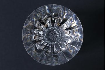 中古　Baccarat(バカラ)　アサス　ウォーターゴブレットグラス(ワイングラス、酒器、ガラス)2脚セット(3)