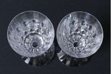 中古　Baccarat(バカラ)　アサス　ウォーターゴブレットグラス(ワイングラス、酒器、ガラス)2脚セット(3)