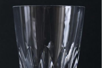 中古　Baccarat(バカラ)　アサス　ウォーターゴブレットグラス(ワイングラス、酒器、ガラス)2脚セット(3)
