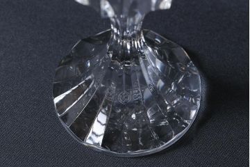 中古　Baccarat(バカラ)　アサス　ウォーターゴブレットグラス(ワイングラス、酒器、ガラス)2脚セット(3)