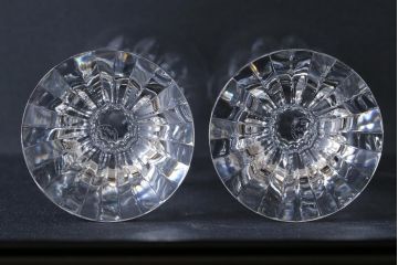 中古　Baccarat(バカラ)　アサス　ウォーターゴブレットグラス(ワイングラス、酒器、ガラス)2脚セット(3)
