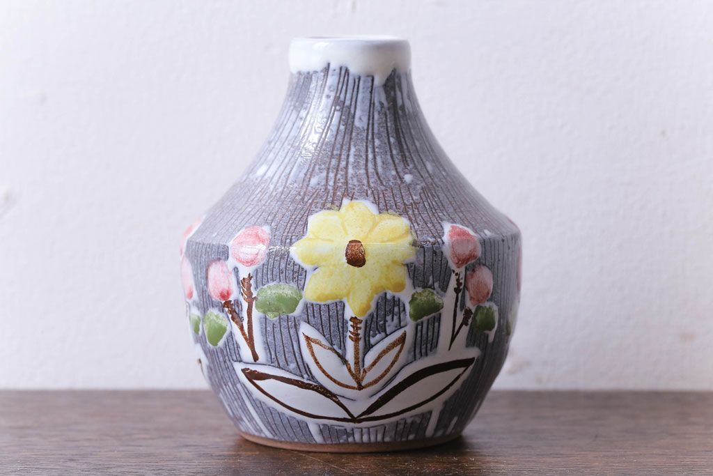 ドイツ アンティーク ビンテージ クリア ハート ♥︎ 花瓶 フラワーベース 美品 ドイツ アンティーク ビンテージ クリア ハート ♥︎ 花瓶