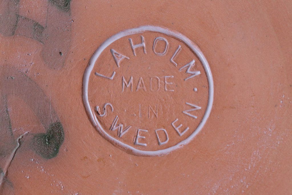 アンティーク雑貨　北欧ビンテージ　LAHOLM(ラホルム)　懐かしさのあるおしゃれなフラワーベース(花瓶)