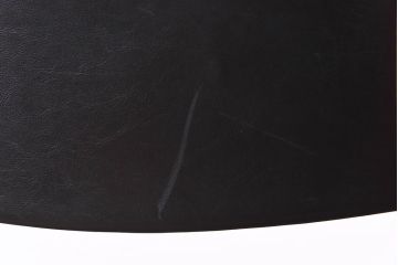 アンティーク家具　北欧・デンマーク　ボタン付きの黒のレザーが格好いいチェア(ダイニングチェア、椅子)(1)