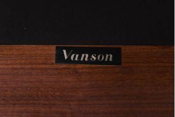 アンティーク家具　北欧・デンマーク　ボタン付きの黒のレザーが格好いいチェア(ダイニングチェア、椅子)(1)