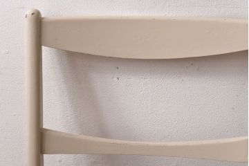 ヴィンテージ家具　北欧ビンテージ　ペイント　シャビーシックなクッションチェア(ダイニングチェア、椅子)(3)